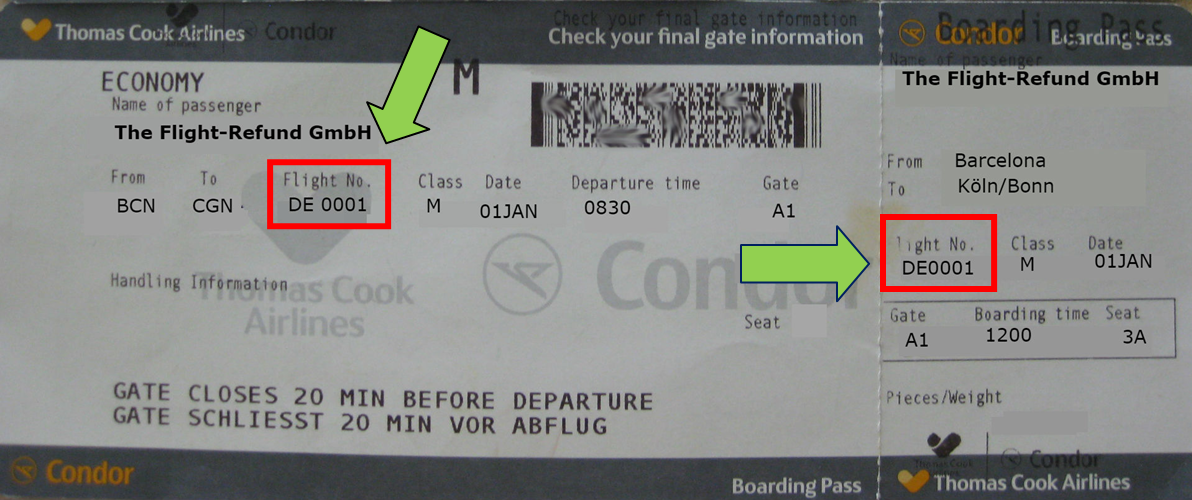 Flugverspätung oder Ausfall bei Condor